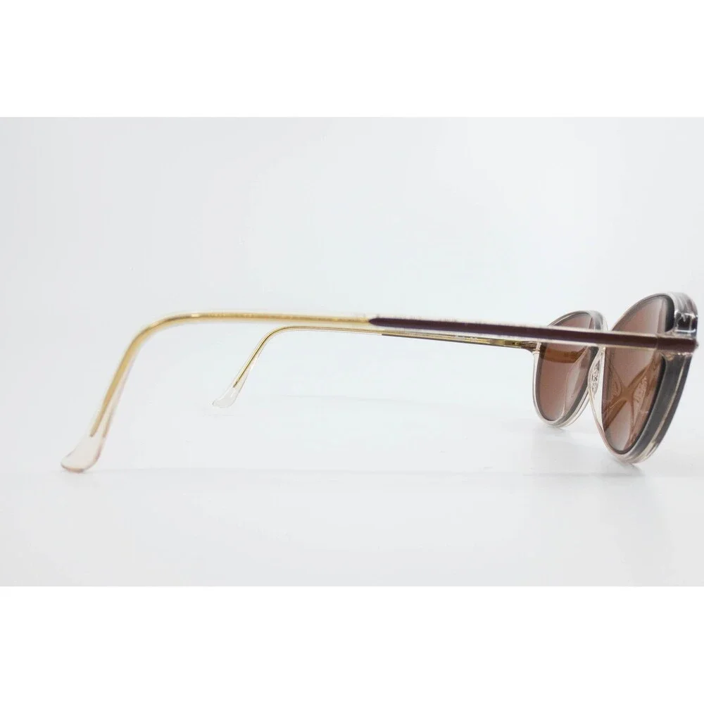 Silhouette M 1912 27 6053 Sunglasses Clear Gold Tortoise Oval Frame Austria 53mm